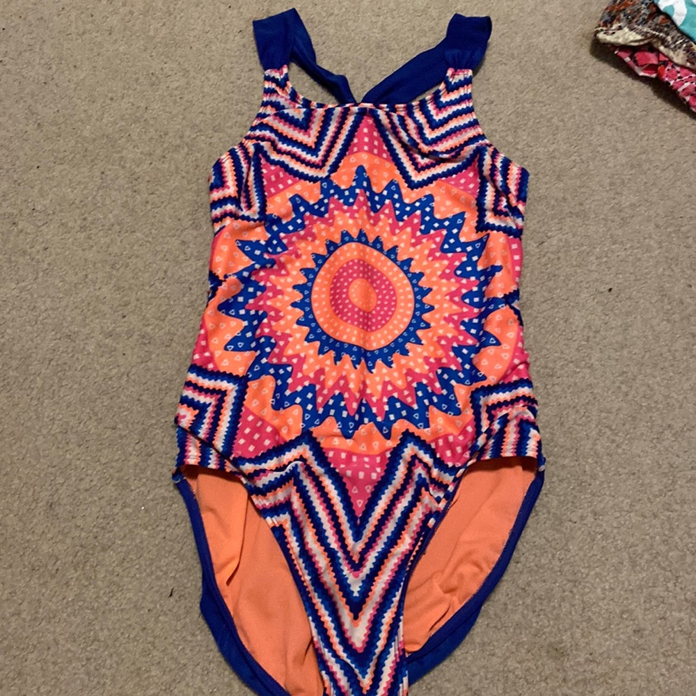 cat and jack girls swimsuit - xl 14/16